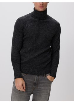 Reserved - Sweter z wełną merino - ciemnoszary ze sklepu Reserved w kategorii Swetry męskie - zdjęcie 188091714