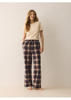 Reserved - Piżamowe spodnie w kratę - granatowy ze sklepu Reserved w kategorii Piżamy damskie - zdjęcie 188091782