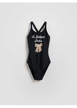 Reserved - Jednoczęściowy strój kąpielowy - czarny ze sklepu Reserved w kategorii Stroje kąpielowe - zdjęcie 188093083