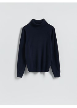 Reserved - Golf z wełny merino - granatowy ze sklepu Reserved w kategorii Swetry męskie - zdjęcie 188093410