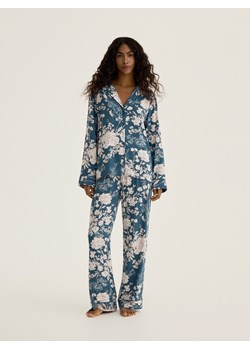 Reserved - Dwuczęściowa piżama - ciemny turkus ze sklepu Reserved w kategorii Piżamy damskie - zdjęcie 188094000
