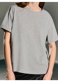 Sinsay - Koszulka z krótkim rękawem - szary ze sklepu Sinsay w kategorii Bluzki damskie - zdjęcie 188094510