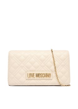 Torebka LOVE MOSCHINO JC4079PP1OLA0110 Écru ze sklepu eobuwie.pl w kategorii Kopertówki - zdjęcie 188094651