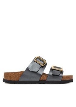 Klapki Birkenstock Sydney Cushion Buckle 1031689 Czarny ze sklepu eobuwie.pl w kategorii Klapki damskie - zdjęcie 188094760