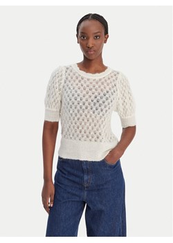 Munthe Sweter Popta 252161925274 Écru Regular Fit ze sklepu MODIVO w kategorii Swetry damskie - zdjęcie 188095513
