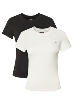 Tommy Jeans Komplet t-shirtów DW0DW21366 Kolorowy Slim Fit ze sklepu MODIVO w kategorii Bluzki damskie - zdjęcie 188095630