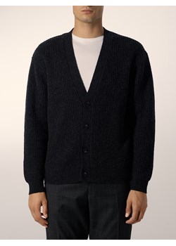 Reserved - Kardigan z wełną - ciemnoszary ze sklepu Reserved w kategorii Swetry męskie - zdjęcie 188096412