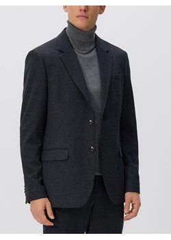 Reserved - Marynarka regular fit z wiskozą - ciemnoszary ze sklepu Reserved w kategorii Marynarki męskie - zdjęcie 188096612