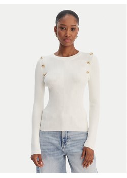 Guess Sweter W6RR58 Z2YK2 Écru Regular Fit ze sklepu MODIVO w kategorii Swetry damskie - zdjęcie 188096810