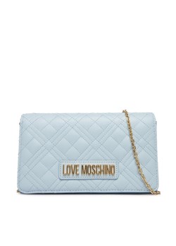 LOVE MOSCHINO Torebka JC4079PP1OLA0701 Błękitny ze sklepu MODIVO w kategorii Kopertówki - zdjęcie 188096820