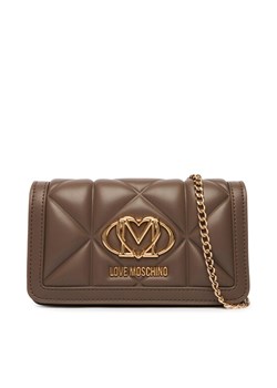 LOVE MOSCHINO Torebka JC5640PP1OLC0203 Brązowy ze sklepu MODIVO w kategorii Kopertówki - zdjęcie 188096870