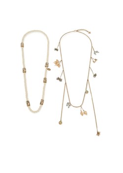 Weekend Max Mara Zestaw naszyjników 2615751134650 Złoty ze sklepu MODIVO w kategorii Naszyjniki - zdjęcie 188098410