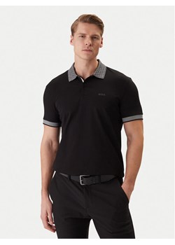 BOSS Polo 50554583 Czarny Regular Fit ze sklepu MODIVO w kategorii T-shirty męskie - zdjęcie 188098413