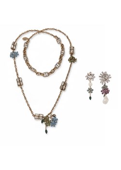 Zestaw naszyjnik i kolczyki Weekend Max Mara 2615751094650 Złoty ze sklepu eobuwie.pl w kategorii Naszyjniki - zdjęcie 188098432