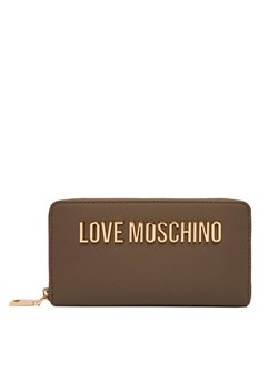 LOVE MOSCHINO Portfel JC5611PP1OKD0203 Brązowy ze sklepu MODIVO w kategorii Portfele damskie - zdjęcie 188098471