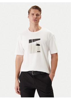 BOSS T-Shirt 50554365 Biały Regular Fit ze sklepu MODIVO w kategorii T-shirty męskie - zdjęcie 188098481