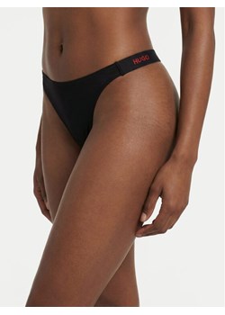 HUGO Stringi 50557094 Czarny ze sklepu MODIVO w kategorii Majtki damskie - zdjęcie 188098512