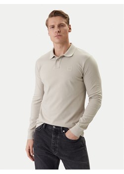 BOSS Polo Passerby 50507704 Beżowy Regular Fit ze sklepu MODIVO w kategorii T-shirty męskie - zdjęcie 188098534