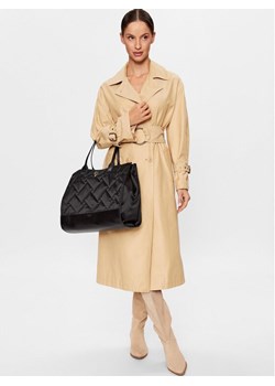 Torebka Kurt Geiger Recycled Sq Shopper 8471900229 Czarny ze sklepu eobuwie.pl w kategorii Torby Shopper bag - zdjęcie 188098543