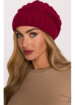 Czapka damska beanie bordowa M897, Kolor bordowy, Rozmiar uniwersalny, MOE ze sklepu Primodo w kategorii Czapki zimowe damskie - zdjęcie 188099263