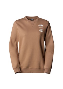 Bluza damska The North Face Outdoor 0A8C246IH1 - brązowa ze sklepu streetstyle24.pl w kategorii Bluzy damskie - zdjęcie 188099331