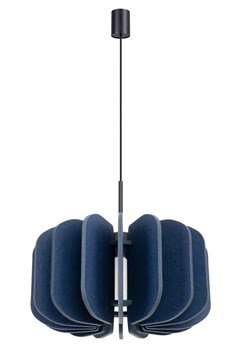 Nowoczesna granatowa lampa glamour R4-T74 ze sklepu Edinos.pl w kategorii Lampy wiszące - zdjęcie 188099380