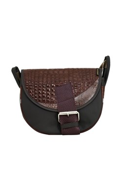 brązowa damska torebka listonoszka skórzana na ramię Freshman Mini ze sklepu Słoń Torbalski w kategorii Listonoszki - zdjęcie 188099711