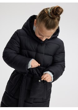 Reserved - Pikowany płaszcz z saszetką - czarny ze sklepu Reserved w kategorii Płaszcze dziewczęce - zdjęcie 188099772