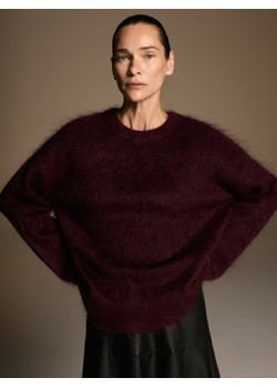 Reserved - Sweter z moherem - mahoniowy ze sklepu Reserved w kategorii Swetry damskie - zdjęcie 188099950