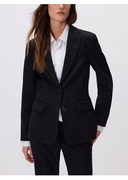 Reserved - Jednorzędowa marynarka z wiskozą - czarny ze sklepu Reserved w kategorii Marynarki damskie - zdjęcie 188100031