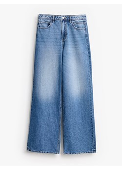 Mohito - Jeansy wide leg - niebieski ze sklepu Mohito w kategorii Jeansy damskie - zdjęcie 188100110