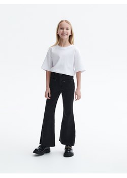 Reserved - Jeansy flare - czarny ze sklepu Reserved w kategorii Spodnie dziewczęce - zdjęcie 188100582