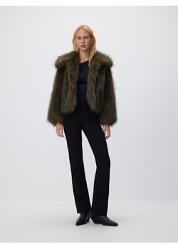 Reserved - Spodnie z wiskozą - czarny ze sklepu Reserved w kategorii Spodnie damskie - zdjęcie 188100854