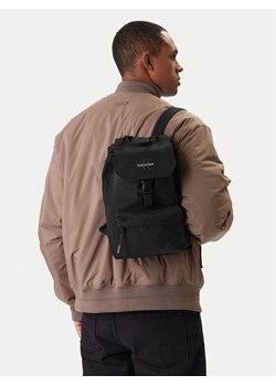 Calvin Klein Plecak Bold Mini Flap Backpack LV04D3320G Czarny ze sklepu MODIVO w kategorii Plecaki - zdjęcie 188101483