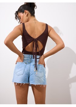 Mohito - Body - ciemnobrązowy ze sklepu Mohito w kategorii Bluzki damskie - zdjęcie 188101632