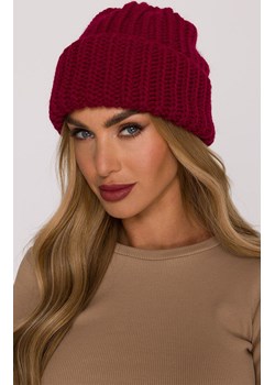 Czapka damska beanie bordowa M895, Kolor bordowy, Rozmiar uniwersalny, MOE ze sklepu Primodo w kategorii Czapki zimowe damskie - zdjęcie 188101831