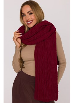 Zimowy szal damski bordowy M896, Kolor bordowy, Rozmiar uniwersalny, MOE ze sklepu Primodo w kategorii Szaliki i chusty damskie - zdjęcie 188101853
