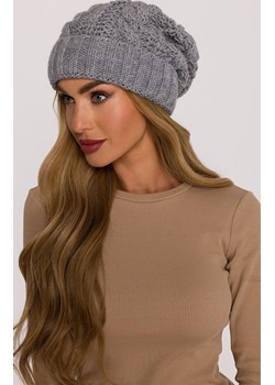 Czapka damska beanie szara M897, Kolor szary, Rozmiar uniwersalny, MOE ze sklepu Primodo w kategorii Czapki zimowe damskie - zdjęcie 188101884