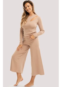 Bawełniana piżama damska beżowa Zen, Kolor beżowy, Rozmiar S, Unikat ze sklepu Primodo w kategorii Piżamy damskie - zdjęcie 188101930
