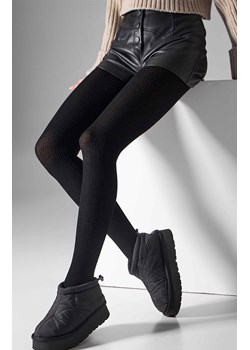 Rajstopy z wełny merino czarne L2010 Wool Merino 120 DEN, Kolor czarny, Rozmiar 2, LEGS ze sklepu Intymna w kategorii Rajstopy - zdjęcie 188101991