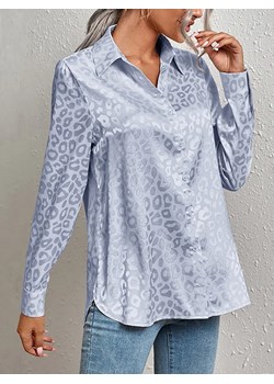 Damska koszula w centki - Niebieski S ze sklepu Intimica.pl w kategorii Koszule damskie - zdjęcie 188103602