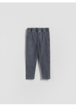 Reserved - Legginsy z efektem sprania - ciemnoszary ze sklepu Reserved w kategorii Spodnie chłopięce - zdjęcie 188104060