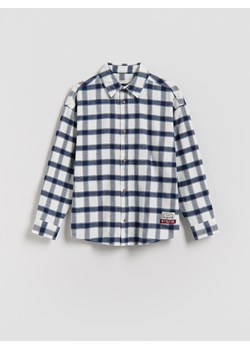 Reserved - Koszula w kratę - granatowy ze sklepu Reserved w kategorii Koszule chłopięce - zdjęcie 188104062
