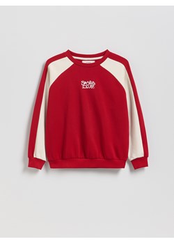 Reserved - Bluza oversize - czerwony ze sklepu Reserved w kategorii Bluzy chłopięce - zdjęcie 188104114