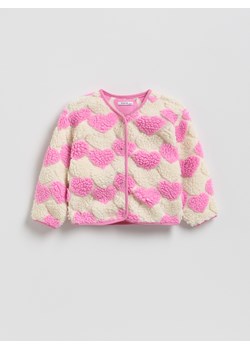 Reserved - Bluza z imitacji baranka - złamana biel ze sklepu Reserved w kategorii Bluzy dziewczęce - zdjęcie 188104354