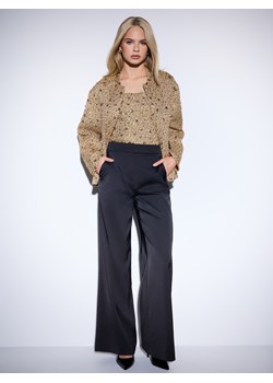 Mohito - Spodnie z szeroką nogawką - czarny ze sklepu Mohito w kategorii Spodnie damskie - zdjęcie 188105034