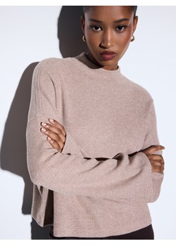 Mohito - Bluzka z metaliczną nitką - beżowy ze sklepu Mohito w kategorii Bluzki damskie - zdjęcie 188105061