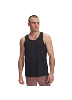 Męski top treningowy Under Armour Project Rock Iso Chill Tank - czarny ze sklepu Sportstylestory.com w kategorii T-shirty męskie - zdjęcie 188105382