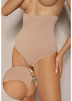 Beżowa Bielizna Modelująca Majtki o Kroju Fig High Waist Tillara ze sklepu renee.pl w kategorii Bielizna wyszczuplająca - zdjęcie 188105912