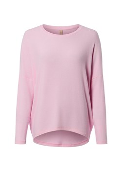 soyaconcept® Damska koszula z dzianiny - Biara Kobiety Sztuczne włókno różowy jednolity ze sklepu vangraaf w kategorii Swetry damskie - zdjęcie 188106124